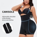 Miniatyrbild 2 av 6: Kvinnor Höftkuddar Waist trainer Kroppsformare Fake Buttock Enhancer Booty Butt Lifter Shapewear Justera Modellering Rem Mag Trosor Black A409 L