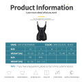 Miniatyrbild 3 av 6: Waist trainer shapers modellering rem korsett bantning underkläder kropp mage shaper shapewear faja bantning bälte kvinnor 2382-black M