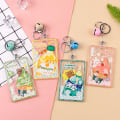 Miniatyrbild 4 av 6: 2022 Ny Kawaii hårdplast klar akryl Cover Case ärm Flicka Student-ID Namn Case f