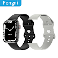 Miniatyrbild 1 av 6: NFC Smart Watch Dörr åtkomstkontroll Låsa upp Smartwatch Herr Dam Fitness Armband Bluetooth Samtal Hjärtfrekvensdetektering With Silicone Strap(.280)