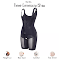 Miniatyrbild 1 av 6: Miss Moly SLIM HELA KROPP SHAPER DRÄKT BRIEFS MIDJA CINCHER TRAINER LÅRMINSKAR TROSA KONTROLL PUSH-UP SHAPEWEAR LEGGING KORSETT Black 4XL