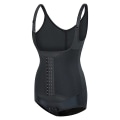 Miniatyrbild 5 av 6: Elasticitet Stickad Dam Magkontroll Shapewear Justerbara remmar Underbyst Korsett Waist trainer Bodysuits Body Shaper M