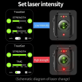 Miniatyrbild 2 av 4: Smärtfri Icke-invasiv Blodsocker Watch Män Laserbehandling Hälsa Blodtryck Sport Smartklocka Kvinnor Watch black mesh