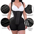 Miniatyrbild 3 av 6: AfruliA Bodysuits Shapers Underbyst Waist Trainer Sexig Butt Lifter Full Body Shaper Control Trosor Colombian Shapewear brown briefers L