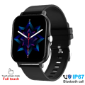Miniatyrbild 1 av 6: Smart Watch Herr Dam Fitness Bluetooth Call Connected Klockor Vattentät Man Smartwatch För Android IOS Reloje Inteligente Black