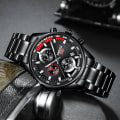 Miniatyrbild 3 av 6: NIBOSI New Fashion Herrklockor Top Märke Lyx Armbandsur Quartz Klocka Guld Watch Man Vattentät Chronograph Relogio Masculino D