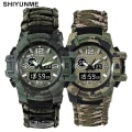 Miniatyrbild 4 av 6: SHIYUNME Militär digital watch män Vattentät utomhussport män klockor Kompass Elektronisk kronograf relogio masculino red With box