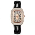 Miniatyrbild 5 av 6: WOKAI högkvalitativ modelyx Full diamant Pigeon Egg Diamond Lady kvartsbälte Watch Flicka student PROM klocka vintage women(.438)