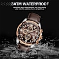 Miniatyrbild 5 av 6: NAVIFORCE Luminous Hands Herrklockor Toppmärke Watch Vattentät Watch Herr Lyx Chronograph Quartz Herrklocka RGCEDBN-BOX