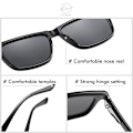 Miniatyrbild 6 av 6: LM New Fashion Solglasögon Herr Kvinnor Retro Polarized Ultra Light TR90 Driving Solglasögon Antireglare Nyanser Man oculos UV400 Leopard-Gradient Tea LM