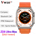 Miniatyrbild 2 av 6: Vwar ZD8 Ultra Max Plus Smart Watch Compass 2.2\ Gold Alpine Orange
