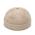 Miniatyrbild 5 av 6: Modeherrar Bomulls Skullies Keps Vintage Kupolhatt Solid Street Bärbar Hatt Sommar Multifunktionell Beanie Hatt Hip Hop Hattar A1