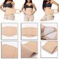 Miniatyrbild 3 av 6: 360 Lipo Foam Wrap Around Ab Board Efter operation Utplattad magkompression Midja Magbord för fettsugning Beige M