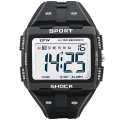 Miniatyrbild 3 av 6: TPW Oversized Digital Watch Big Numbers Lätt att läsa 5ATM Vattentålig Army Green