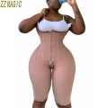 Miniatyrbild 2 av 6: Fajas Colombianas fri byst Knälångt kompressionsplagg med tunna remmar Ögonkrok Skims Kim Kardashian Pink L