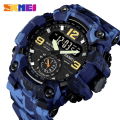 Miniatyrbild 2 av 6: Skmei Multifunktionella Chrono Digitala klockor Herr Dual Movement 3 Time Sport Armbandsur Vattentät Elektronisk Klocka Reloj Hombre Grey black