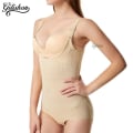 Miniatyrbild 1 av 6: Body Shapewear Kvinnor Bantning efter förlossning Underkläder Helkroppsformare Bantning Skida Butt Lifter Midjekorsett Plus Size skin M