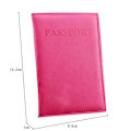 Miniatyrbild 3 av 6: PU Läder Kvinnor Cover Pink World Universal Resepass Biljetthållare Cover på case Passpåse Gold