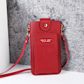 Miniatyrbild 1 av 6: Silver Mobiltelefon Miniväskor Små Clutches Axelväska Krokodilläder Kvinnor Handväska Svart Clutch Handväska Handväska Flik Red