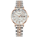 Miniatyrbild 1 av 6: POEDAGAR Watch Rose Gold Mode Quartz Klockor Toppmärke Lyx Damarmbandsur Vattentät Date Week Flickvänpresent White S