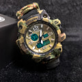 Miniatyrbild 5 av 6: SHIYUNME G Style Herr Sportklockor Utomhuscamping Kompass Termometer Vattentät LED Digital watch Man Militär Watch grey