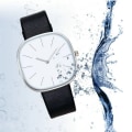 Miniatyrbild 5 av 6: 2022 Par Simple Square Quartz Watch Damklockor Enkel Big Dial Square Watch män Sommarpresentklocka Watch creamy-white