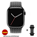 Miniatyrbild 1 av 6: Ny Bluetooth Call Watch 9 Smart Watch Herr Siri NFC GPS Tracker Blodtryck Puls Sport Smartwatch För Apple Watch Black ny NFC
