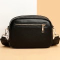 Miniatyrbild 3 av 6: Kohudsväska Nytt läder Mjukt läder Zero Wallet Mode Mångsidig Messenger Crossbody-väskor för kvinnor Fyrkantig väska Gray
