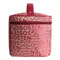 Miniatyrbild 5 av 6: Extra stor kapacitet Kvinna Kosmetiska väskor Stora resor Toalettväska Bokstavsmönster Nödvändigt Organizer Sminkväska Förvaring ZL100-D middle rose red