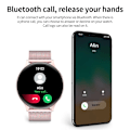 Miniatyrbild 3 av 6: LIGE Bluetooth Call Smart Watch Dam Herr 1.32 \ Mesh belt 02 Bluetooth call watch