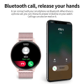 Miniatyrbild 3 av 6: LIGE Bluetooth Call Smart Watch Dam Herr 1.32 \ Silica gel 02 Bluetooth call watch