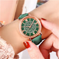 Miniatyrbild 6 av 6: 2022 Elegant Kvinnor Tunt Läderrem Rektangulära Klockor Mode Dam Quartz Armbandsklockor Kvinnor Klocka Reloj Mujer A