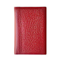 Miniatyrbild 1 av 6: Passhållare i 100 % äkta läder Mjukt case Cover för passplånboken wine red