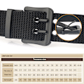 Miniatyrbild 6 av 6: MEDYLA Fashion Classic Canvas Bälte Män Metall Dubbelnål Spänne Casual Strap Bälte för män Högkvalitetsrem MN3008 Deep gray 115CM