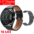 Miniatyrbild 1 av 6: Ny Smart Watch Herr Android GT3 IP68 Vattentät NFC Smartwatch Trådlös Laddning Bluetooth Ring Herr Watch för Bl Le-Bl St Zu watch for women