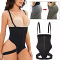 Miniatyrbild 2 av 6: Plus Size Hög midja rumplyftare Magekontroll Trosa Booty Lift Dragunderkläder Shaper Waist Trainer Korsett Shapewear Black M