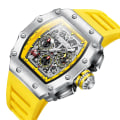 Miniatyrbild 2 av 6: ONOLA Brand Luxury Watch Herr Armbandsur Multifunktion Sport Vattentät Lysande Sport Casual Clock Herr Quartz Watches Herr Yellow