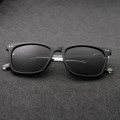 Miniatyrbild 3 av 6: TUZENGYONG Nya unisex polariserade solglasögon Män Ultralight TR90 Dammode Square 2022 Luxury Brand Designer Glasögon 3399 C06Black case TUZENGYONG