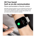 Miniatyrbild 6 av 6: herrsmartklocka IP68 vattentät NFC Bluetooth samtal Smartwatch Series 9 AMOLED explosionssäker skärm för kvinnors smartklocka White F HK9 PRO