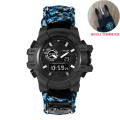 Miniatyrbild 1 av 6: SHIYUNME Militär digital watch män Vattentät utomhussport män klockor Kompass Elektronisk kronograf relogio masculino blue
