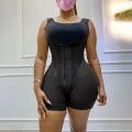 Miniatyrbild 1 av 6: Högkompression Body Shapewear Kvinnor Fajas Colombianas Korrigerande gördel Mage Kontrollstolpe Fettsugning BBL slimmande midjebälte Black S