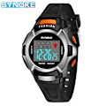 Miniatyrbild 1 av 6: SYNOKE Digital Movement Elektronisk watch Alarm Färgglad Lysande Multifunktion Sport Pojkar Flickor Studenter Watch Black