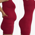 Miniatyrbild 6 av 6: Waist trainer shapers modellering rem korsett bantning underkläder kropp mage shaper shapewear faja bantning bälte kvinnor 6627-black XS