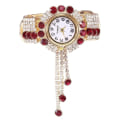 Miniatyrbild 1 av 6: 2021 Toppmärke Lyx Strassarmbandsklocka Watch Damarmbandsur Relogio Feminino Reloj Mujer Montre Femme klocka Red