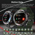 Miniatyrbild 5 av 6: NX9 Rugged Smart Watches Herr för Android Huawei Ios Vattentäta klockor 1,39'' HD Fitness Tracker Bluetooth Ring Smartwatch black