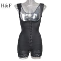 Miniatyrbild 2 av 6: Hög kompression Faja Colombianas waist trainer Kroppsformare Platt mage fodral Trosor reducerande görd magbälten för kvinnor Black XXL