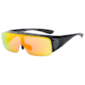 Miniatyrbild 1 av 6: UVLAIK 2021 Flip Up Polarized Solglasögon Kvinnor Män Night Vision Glasögon Glasögon Utomhuskörning Fotokromisk passform över solglasögon Red Polarized