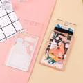 Miniatyrbild 5 av 6: 2022 Ny Kawaii hårdplast klar akryl Cover Case ärm Flicka Student-ID Namn Case f