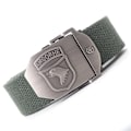 Miniatyrbild 2 av 6: Canvas militärt taktiskt bälte män Hög kvalitet brett metall slät spänne bälte Byxor Tillbehör Ny unisex utomhusträningsbälte Deep khaki belt 130cm