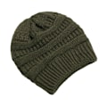 Miniatyrbild 1 av 6: 25 Färgade Enfärgade Beanies Kvinnor Stickade Beanie Hatt Mode Höst Vinter Varma Hattar SkulliesCap För Kvinnor Army green